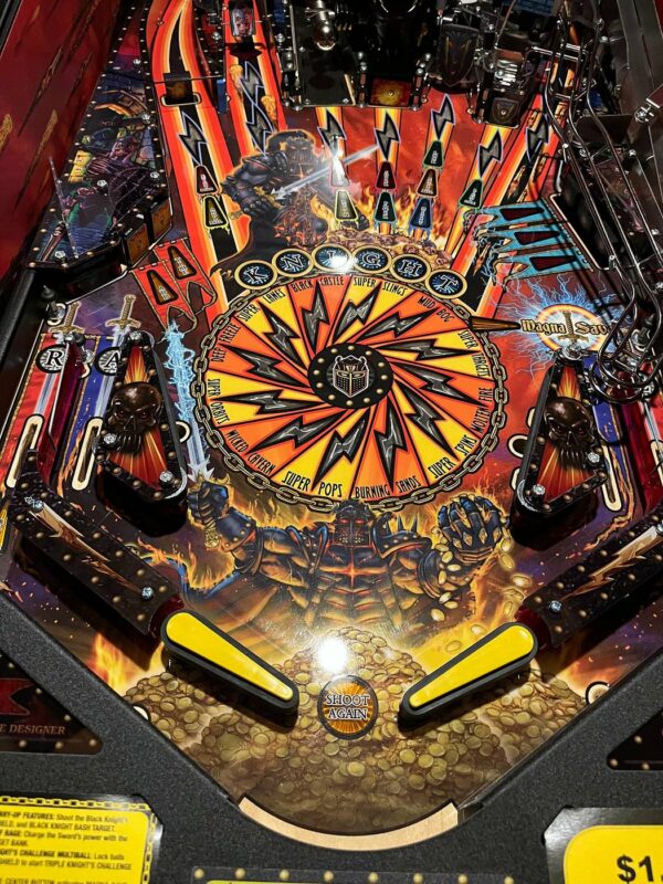 Black Knight ‘Sword of Rage’ Limited Edition Pinball Machine by Stern