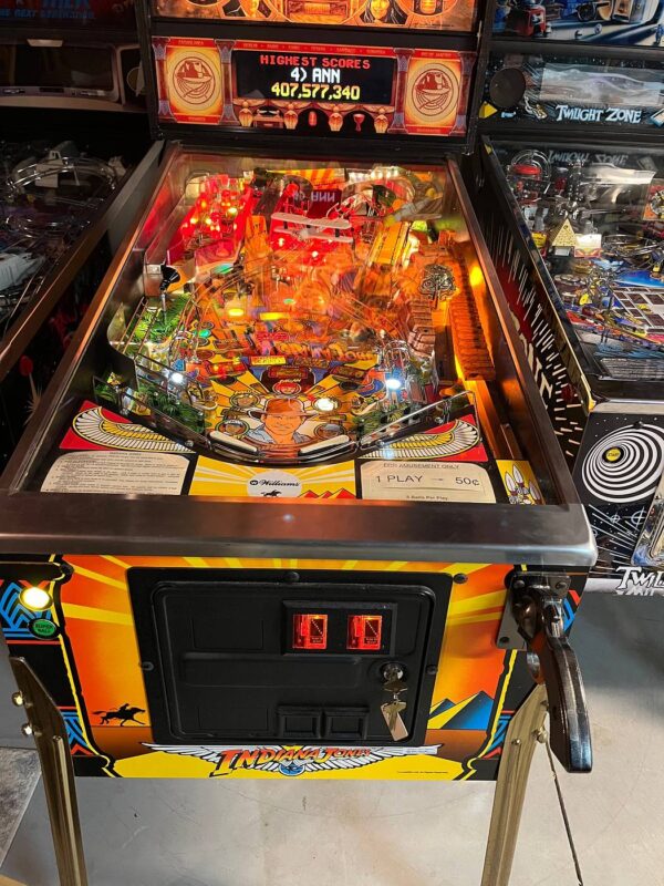 Indiana Jones Pinball Machine (1993) by Williams - Image 6